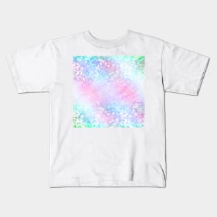 Magical Iridescent Glitter Sparkles Pink Girly Design Kids T-Shirt